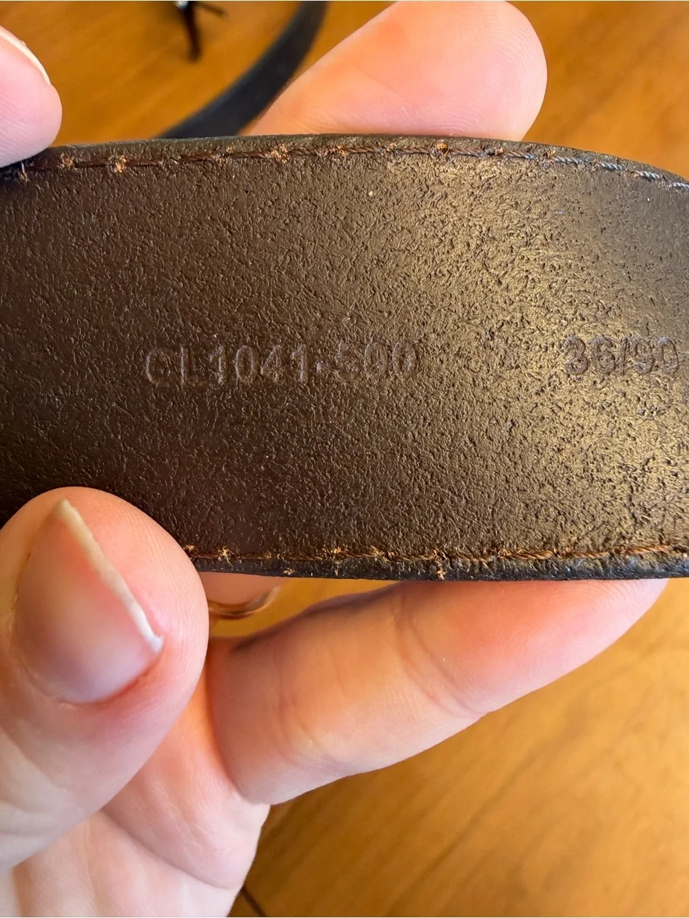 Brown Genuine Leather Belt